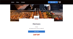 Desktop Screenshot of marinara.co.uk